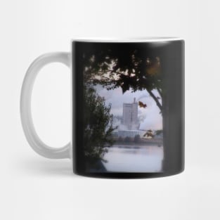 foggy sunrise over the Columbia River 5 Mug